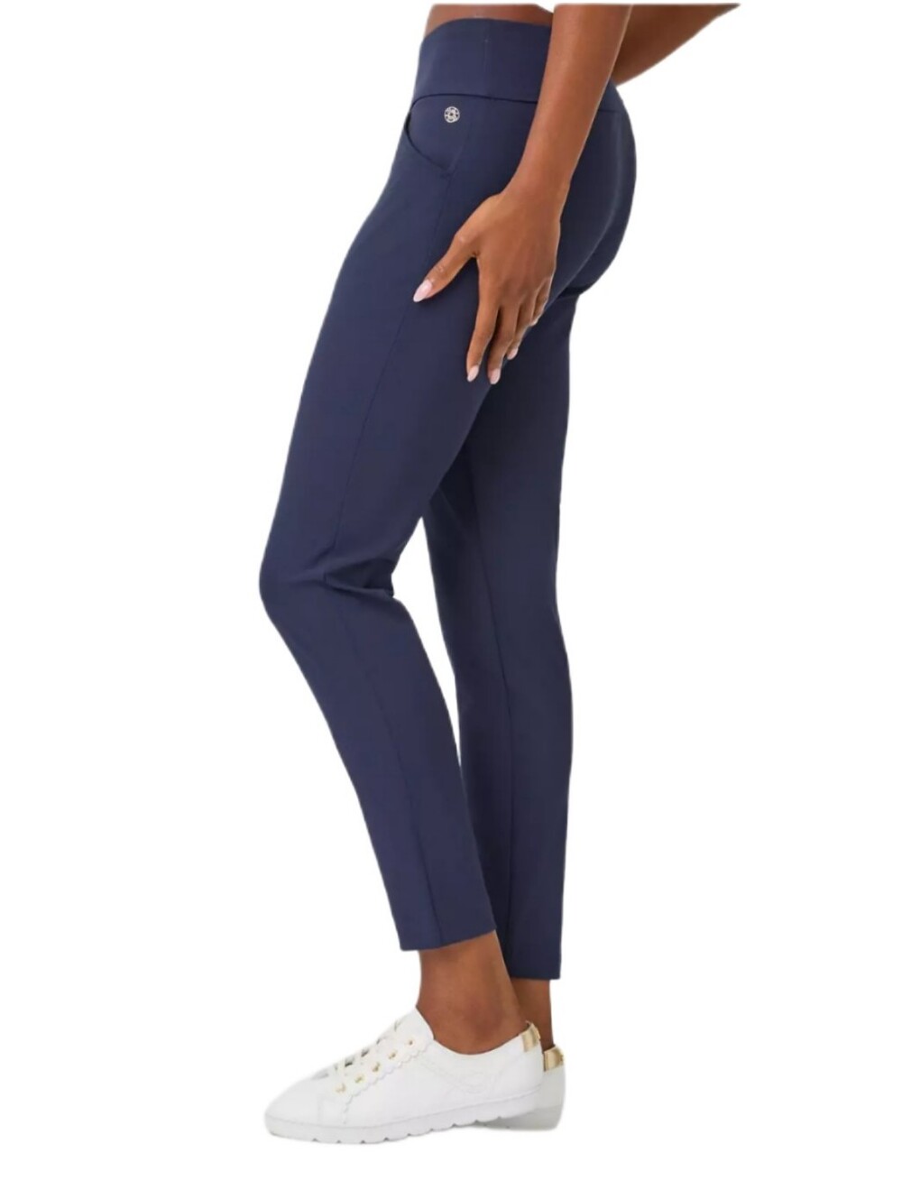 LILLY PULITZER UPF 50+ Luxletic Corso Pant In True Navy - Picture 9 of 13